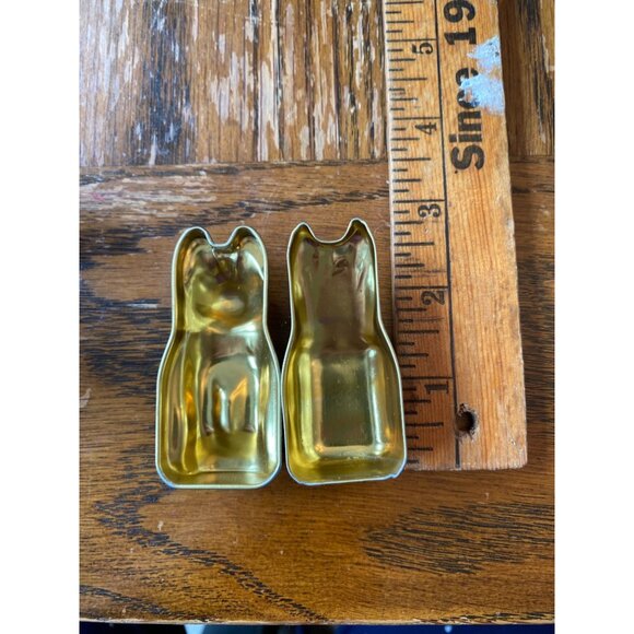 Vintage Hunkydory Miniature Cat Tin Box Figurine By Dana Kubick 2.5" - Picture 8 of 8